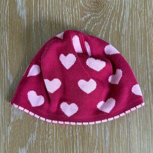 Janie and Jack Heart Baby Beanie 0-6 months